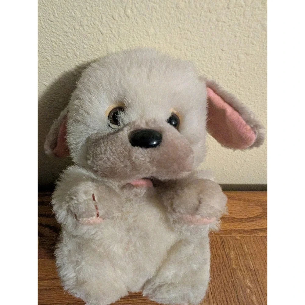 Vintage Applause Little Beggar Dog Plush Soft‎ Toy 1984